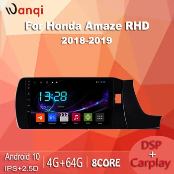 Wanqi 9 colių Android10 Automobilio Radijo HONDA Stebinti 2018-2019 RHD automobilių gps navigacijos Automobilio Multimedijos Transporto priemonės vaizdo dsp wifi