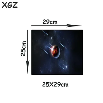 XGZ Išskirtinį multi-dydis pasirinkimas kompiuterio stalas trinkelėmis meteorito nukentėjo žemę serijos pelės padas guma non-slip stalo padas