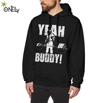 Yeah Buddy Ronnie Coleman hoodies Įstaiga Pastate ilgomis Rankovėmis Vyrų Streetwear Camiseta Grynos Medvilnės ONELY