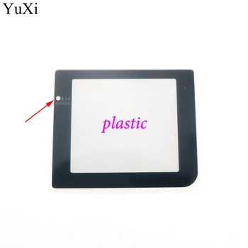 YuXi Plastiko, Stiklo Screen Protector Cover Pakeisti Game Boy Pocket GBP Ekranas Objektyvas Faceplate juoda/sidabro/aukso