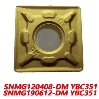 ZCC Originalus SNMG SNMG120408-DM YBC351 SNMG190612-DM 10vnt Karbido įterpti 120408 CNC tekinimo peilis Kokybės Užtikrinimo 190612