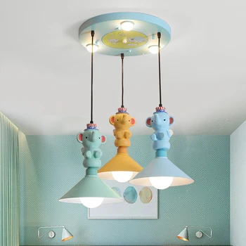 Šiuolaikinių led lubų šviesos vaikams, vaikų kambarys luminaria teto akrilo lamparas de teco Vaikams, Cartoon lubų lempa