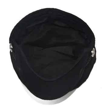 Žiemos Skrybėlės Moterims Karinės Bžūp Derliaus Vata Beretė Bžūp Gorras Planas Snapback Kepurės Moterų Casquette Ponios galvos Apdangalai
