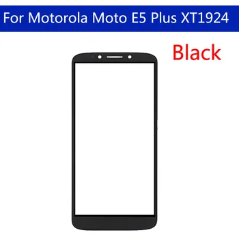 10vnt\daug Motorola Moto E5 Plus \Moto E Plus (5th Gen) XT1924 Touch Ekranas, Priekinė Panelė Stiklo Objektyvas LCD Išorinis Stiklas 6.0