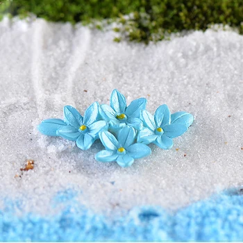 10vnt Miniatiūriniai Gėlių, Samanų Bonsai 