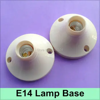 10X E14 Lempos Pagrindo Varžtas LED Lempos Laikiklis E14 Montavimo Sieninis Lizdas E14 Senėjimo Bandymas Išspręsti Lempos Pagrindo Atramos