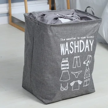 1pc Karšto stiliaus didelės talpos, laikymo krepšys, skalbimo maišelį , medvilnė, kanapės, skalbimo krepšelio