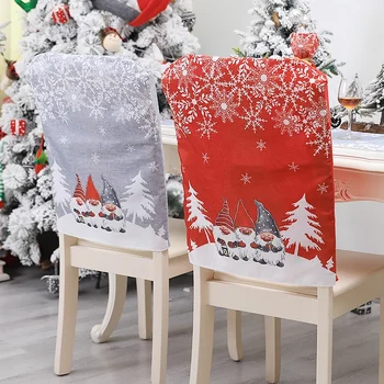 1Pcs Kalėdų Kėdžių dangose dėl Kalėdų Švenčių Namuose Vakarienės Stalo, Kėdės Apdaila