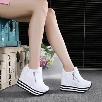 2019 m. Pavasarį, Rudenį 12 cm storio pleišto apačioje padidėjo laisvalaikio bateliai moterims, batai mados aukštos platformos batus
