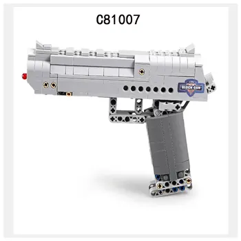 2019 Magnum Desert Eagle PUBG ginklas Asamblėjos pistoletas Karinės įrangos pardavimas, biuro įrangos Modelis Kūrimo Bloką Plytų suderinama Legoings žaislai vaikams
