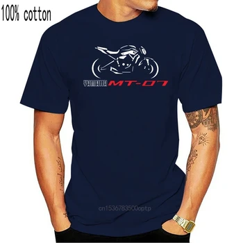 2019 Naujas Mados Atsitiktinis Vyrų T-shirt marškinėliai Motociklų MT 07 Tee Marškinėliai MT07 T-shirt(2)