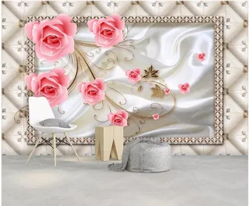 3d foto tapetai užsakymą freskos Europos Rožių vynuogių rėmo fono sienos, Namo apdailos kambarį tapetai, sienų ir 3 d
