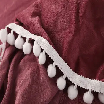 4Pcs AB flanelė audiniai prabangus patalynės komplektai karalienė king size antklode padengti nustatyti lova sijonas nustatyti užvalkalas patalyne