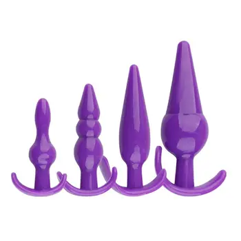 7pcs Butt Plug Moterų Rankinio Stimuliacija Suaugusiųjų Sekso Žaislas, skirtas Homoseksualių Vyrų Poros Malonumas