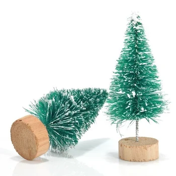 8PCS Mini Kalėdų eglutę Nustatyti Modeliavimo Kalėdų Eglutė Stalo Puošmena Švenčių Šalis Tiekia Naujųjų Metų Kalėdos Medžių