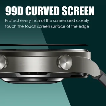 99D Lenktas Pilnas draudimas Ekrano apsaugos Huawei Žiūrėti GT 2 Pro 2e GT2 GT2e 46mm 42mm Smart Laikrodžiai Minkštas Apsauginės Plėvelės