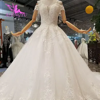 AIJINGYU Baltoji Salė Suknelės Prabanga Kamuolys ypatinga Proga Lades Moterų Kukli Suknelė Finder Vestuvių Suknelę Internetinėje Parduotuvėje