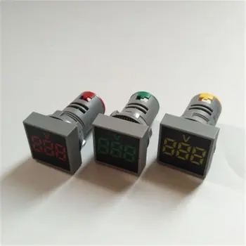 Aikštėje AC20-500V LED Digital Voltmeter Mažas ir Subtilus Signalo Indikatorius Galingas Lentelė Įtampos Testeris, Matuoklis AD101-22VMS