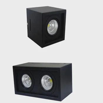 Aikštės Paviršius Sumontuotas Pritemdomi COB LED Šviestuvai 10W 20W LED Lubų apšvietimas AC85~265V LED Lubų Šviestuvai, Patalpų Apšvietimas