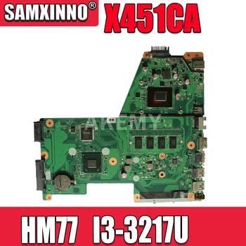 Akemy Nešiojamojo kompiuterio motininė plokštė, Skirta ASUS X451CA F451 F451C X451CA Mainboard APS.2.1 HM77 SR0N9 I3-3217U Su 2G RAM, GMA HD 3000