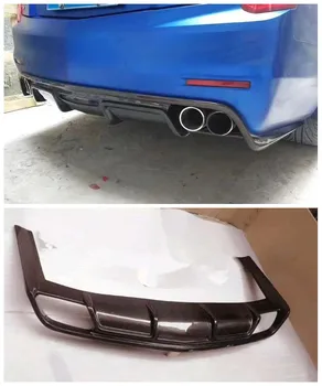 Anglies Pluošto, Automobilių Galinis Kamieno Lūpų Bamperio Difuzorius Protector Cover Tinka Cadillac CTS m. m. 2016 m.
