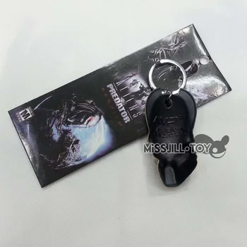 Aukštos kokybės keychain Filmą Predator Svetimas medžiotojas metalo modelio Pakabuką key chain paketų prižiūrėtojų raktinę Papuošalai raktų pakabukas žaislas gera pateikti
