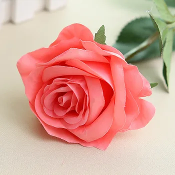 Aukštos kokybės modeliavimas Raudonos rožės Dirbtinės Gėlės, Vestuvių Dekoravimas 