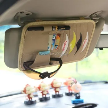Automobilių priedai CD aplanką automobilių skydelis DVD disko kortelės pjovimo maišelį automobilių optikos dėl Jeep wrangler jk cherokee kompasas renegade striukė