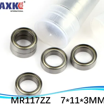 AXK Gamyklos tiesioginio pardavimo MR117 SMR117 Z 7*11*3 mm aukštos kokybės Miniatiūriniai nerūdijančio plieno guolių 440C medžiaga 10 vnt./daug