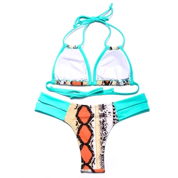 BANDEA maudymosi kostiumėliai, bikini 2019 m. vasarą seksualus maudymosi kostiumėlis moterims Iškirpti brazilijos bikini spausdinti bikini moterims Maillot De Bain