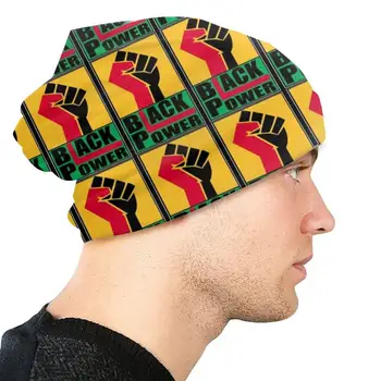 Black Power Salute Hip-Hop Galvos Kepurės Beanies Kepuraitė Skrybėlės Juoda Galia Sol Sol Eskizai Sdot S Dot Skerdimo Juodosios Afrikos