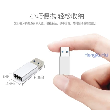 C tipo Moterų Kištuką į USB 3.0 Male Plug Įkroviklis Duomenų Kabelis Adapteris