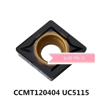 CCMT120404 UC5115/CCMT120408 UC5115,originalus CCMT 120404/120408 įterpti karbido tekinimo įrankio laikiklis