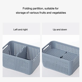 Daugiafunkcinis Talpinimo Virtuvės Šaldytuvas Šviežių Laikyti Lauke Plastiko Daržovių, Vaisių Nutekėjimo Krepšelį Saugojimo Konteinerių Krepšelio