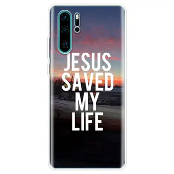 Dievas Jėzus Meldžiasi Padengti Telefoną Atveju Huawei P40 30 P20 Mate 30 20 10 Pro P10 Lite P Smart Z 2019 Coque 