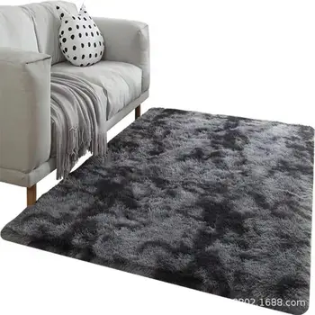 Europos stiliaus ilgi plaukai kaklaraištis dažų gradientas, miegamajame kiliminė danga plaunama asmenybės kambarį kilimas modernus Nordic stiliaus antklodė