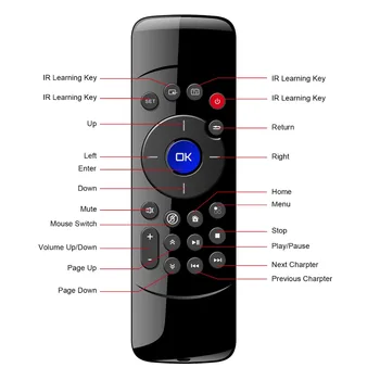 Fanshu Klaviatūra, Pele Wireless 2.4 G Skristi Oro Pelės Rechargeble Žaidimų Mini Nuotolinio Valdymo Android Tv Box/Mini Pc/Tv/Nešiojamas Kompiuteris