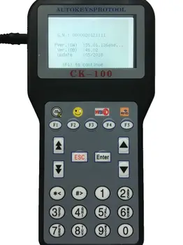 FVDIFUL Pilkas ekranas CK100 V46.02 V99.99 Auto Raktas Programuotojas su 1024 Žetonų Paramos G Chip Mutli Kalbų SBB Naujinimo Versija
