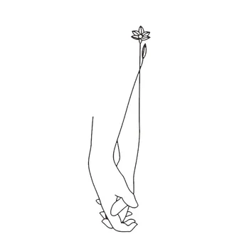 Ins korėjos stiliaus Mylėtojas Dvi rankas laikydami handsWall Lipdukas Namų Dekoro Lipdukai Miegamojo Kambarį Nuimamas Tapetai ov471