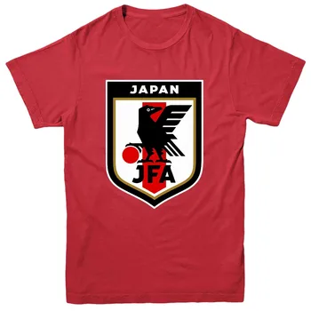 Japonijos Futbolininko Komandos Logotipą T-Shirt 2019 Tee Viršų Naujas Mados Mens Viršūnes Kietas, O Kaklo T-Shirt Grafikos Tees