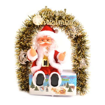 Kalėdos Apdailos naktį, Šviesos, Šviesos Muzika Kalėdų Senelio Lėlės Žaislą Dovanų Linksmų Kalėdų Dovana Draugui Baby Happy New Year 2021
