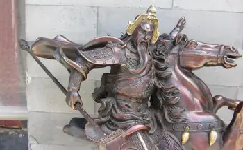 Kinija Raudona, Vario, Bronzos Važiuoti Arklių armijos generolas Guan Gong Guan Yu Kario Statula