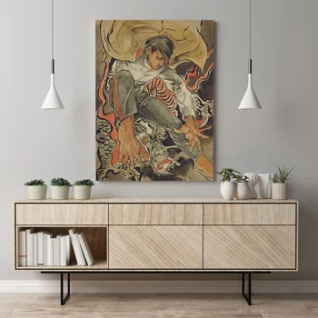 Koito Aukso Kamuy anime drobės tapybos dekoro sienos menas nuotraukas miegamasis tyrimas namo kambarį apdaila spaudinių plakatas