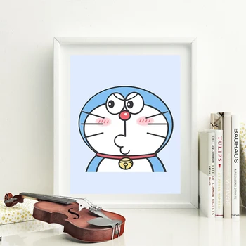 Kūrybos Doraemon Kraštovaizdžio Plakatas Derliaus Menas Spausdinti Drobės Tapybos Sienos Menas Nuotraukos Namų, Vaikų Kambarys Kūdikio Miegamojo Puošmena