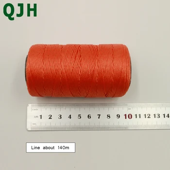 Labai atsparių tempimui 140m/vnt Ledo Šilko Crochets linija 1mm Pinti Apyrankę String Duobute Mezgimo siūlai 