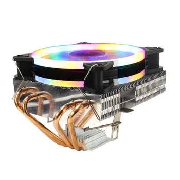 LANSHUO 4 Copper Tube Smūgis-Žemyn CPU Aušintuvas CPU Ventiliatorius Tinka 1366/2011/1155 ir Kitų Multi-Platform (Trys-Line, Įvairiaspalvis