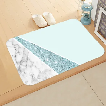 Marbling Rožinis Matinis-Stilius Paprastas Kambarį Miegamojo Lovos Antklodė vonios kilimėlis vonios kilimėlis nustatyti, vonios kilimėliai