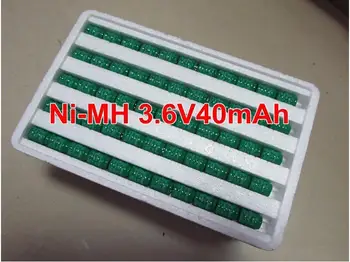 MasterFire 90pcs/daug Naujos Originalios 3,6 V 40mAh Ni-MH Ni-MH baterija duomenų atsarginę bateriją, atminties ląstelių PLC pramoninių baterijų