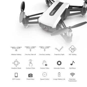 Mini Drone Su Kamera Hd Pocketable 4k-Drone Dronee Vaikams Smart Wifi Kamera, Vandeniui, Sulankstomas 4k Vaizdo Drone Nemokamas Pristatymas