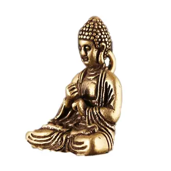 Mini Žalvario Budos Statula Buddha Sakyamuni Budos Statula Lentelė Deak Automobilių Ornamentu Namų Puošybai Biuro Stalas Dekoratyvinis Žaislą Dovanų